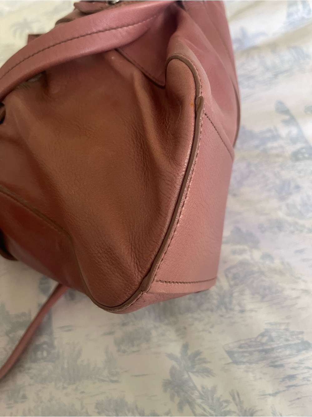 Prada Tan Leather Shoulder Bag - Picture 9 of 12